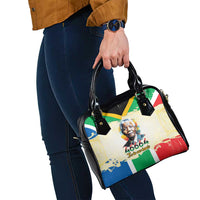 Nelson Mandela International Day 46664 Shoulder Handbag Its In Our Hands - Batik Pattern