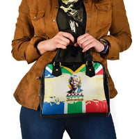 Nelson Mandela International Day 46664 Shoulder Handbag Its In Our Hands - Batik Pattern