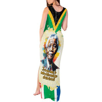 Nelson Mandela International Day 46664 Tank Maxi Dress Its In Our Hands - Batik Pattern