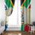 Nelson Mandela International Day 46664 Window Curtain Its In Our Hands - Batik Pattern