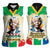 Nelson Mandela International Day 46664 Women Sleeveless Polo Shirt Its In Our Hands - Batik Pattern