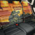 Alligator Alcatraz Back Car Seat Cover Gator Island Prison Retro Sunset - Wonder Print Shop