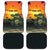 Alligator Alcatraz Car Mats Gator Island Prison Retro Sunset - Wonder Print Shop