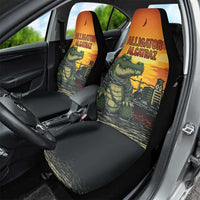 Alligator Alcatraz Car Seat Cover Gator Island Prison Retro Sunset - Wonder Print Shop