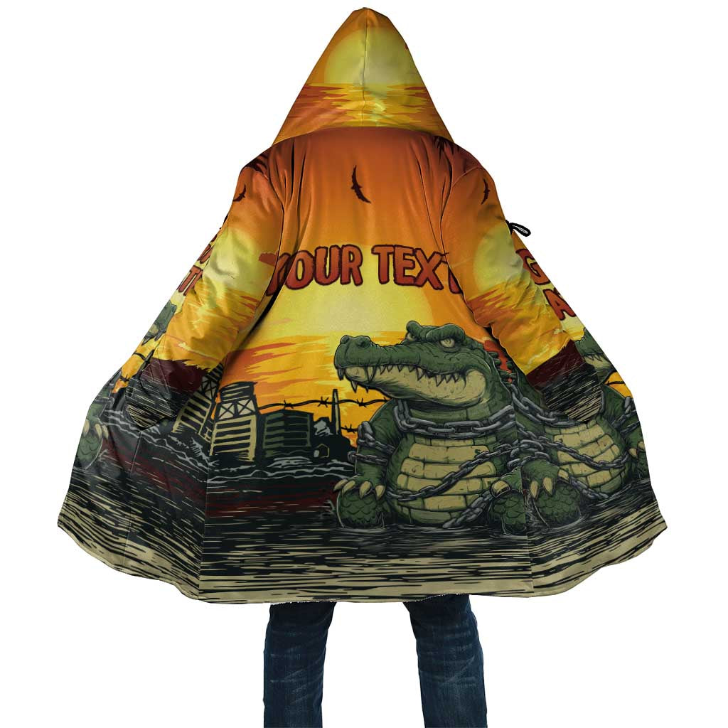 Personalized Alligator Alcatraz Cloak Gator Island Prison Retro Sunset - Wonder Print Shop