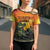 Personalized Alligator Alcatraz Cross Shoulder Shirt Gator Island Prison Retro Sunset - Wonder Print Shop