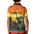 Personalized Alligator Alcatraz Kid Polo Shirt Gator Island Prison Retro Sunset - Wonder Print Shop