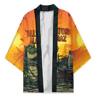 Personalized Alligator Alcatraz Kimono Gator Island Prison Retro Sunset - Wonder Print Shop