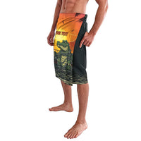 Personalized Alligator Alcatraz Lavalava Gator Island Prison Retro Sunset - Wonder Print Shop