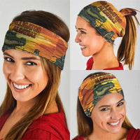 Alligator Alcatraz Neck Gaiter Gator Island Prison Retro Sunset - Wonder Print Shop