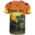 Personalized Alligator Alcatraz T Shirt Gator Island Prison Retro Sunset - Wonder Print Shop