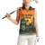 Personalized Alligator Alcatraz Women Sleeveless Polo Shirt Gator Island Prison Retro Sunset - Wonder Print Shop