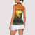 Personalized Alligator Alcatraz Women Sleeveless Polo Shirt Gator Island Prison Retro Sunset - Wonder Print Shop