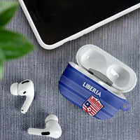Liberia Football AirPods Case Women Blue Jersey - Wonder Print Shop