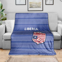 Liberia Football Blanket Women Blue Jersey - Wonder Print Shop