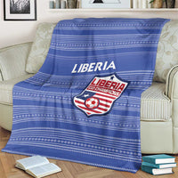 Liberia Football Blanket Women Blue Jersey - Wonder Print Shop