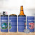 Custom Liberia Football 4 in 1 Can Cooler Tumbler Women Blue Jersey - Wonder Print Shop