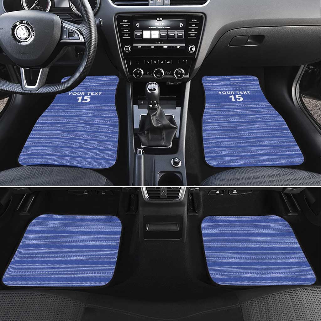 Liberia Football Car Mats Women Blue Jersey - Wonder Print Shop