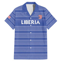Custom Liberia Football Family Matching Mermaid Dress and Hawaiian Shirt Women Blue Jersey - Wonder Print Shop
