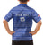 Custom Liberia Football Family Matching Off Shoulder Maxi Dress and Hawaiian Shirt Women Blue Jersey - Wonder Print Shop