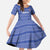 Custom Liberia Football Family Matching Off Shoulder Maxi Dress and Hawaiian Shirt Women Blue Jersey - Wonder Print Shop