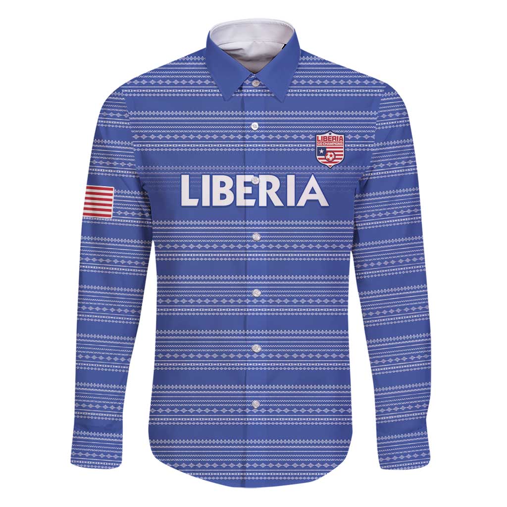 Custom Liberia Football Family Matching Puletasi and Hawaiian Shirt Women Blue Jersey - Wonder Print Shop