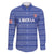 Custom Liberia Football Family Matching Puletasi and Hawaiian Shirt Women Blue Jersey - Wonder Print Shop
