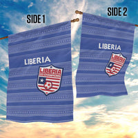 Liberia Football Garden Flag Women Blue Jersey - Wonder Print Shop