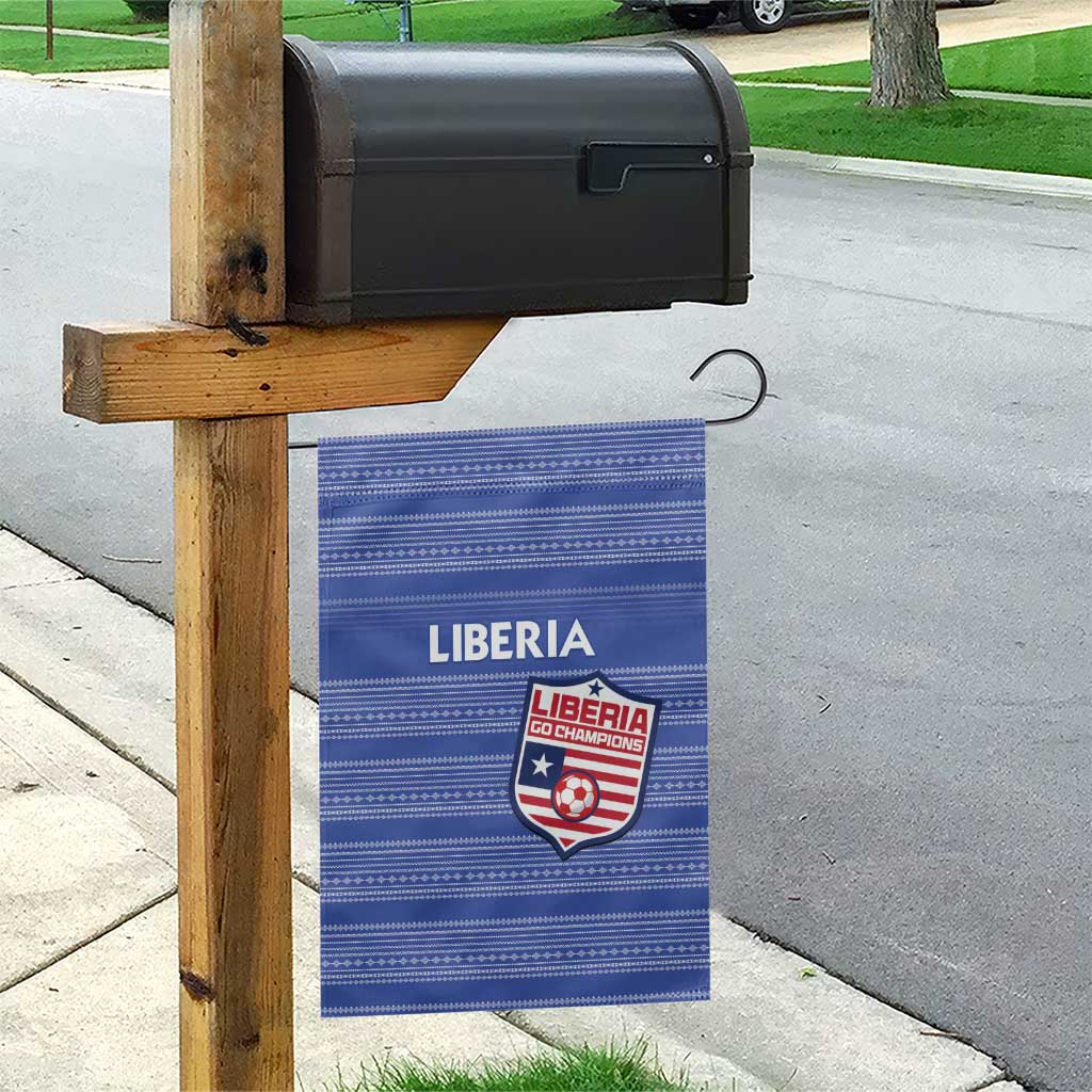 Liberia Football Garden Flag Women Blue Jersey - Wonder Print Shop
