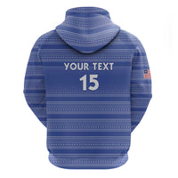 Custom Liberia Football Hoodie Women Blue Jersey - Wonder Print Shop