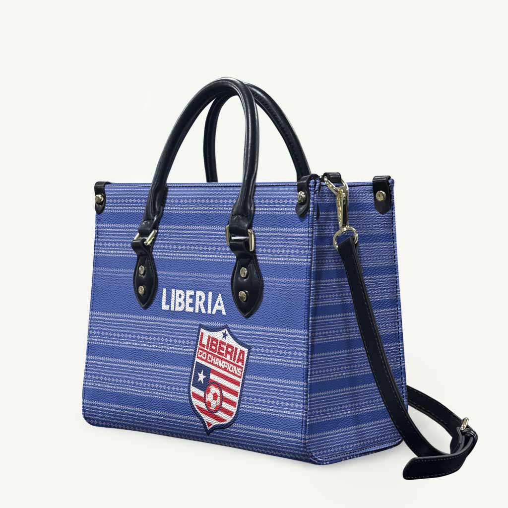 Liberia Football Leather Bag Women Blue Jersey - Wonder Print Shop