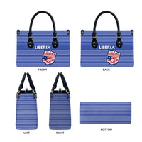 Liberia Football Leather Bag Women Blue Jersey - Wonder Print Shop