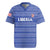 Custom Liberia Football Rugby Jersey Women Blue Jersey - Wonder Print Shop