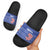 Liberia Football Slide Sandals Women Blue Jersey - Wonder Print Shop