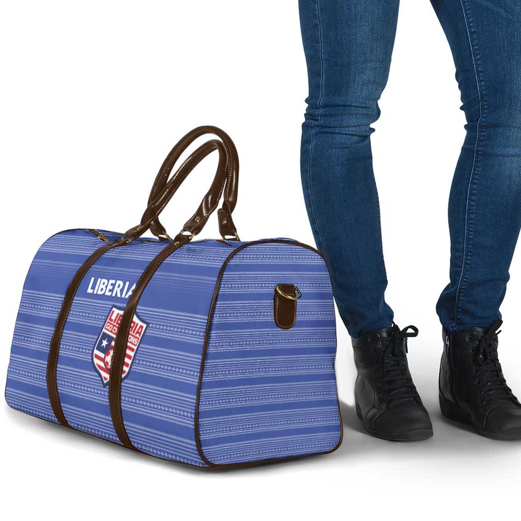 Liberia Football Travel Bag Women Blue Jersey - Wonder Print Shop