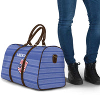 Liberia Football Travel Bag Women Blue Jersey - Wonder Print Shop