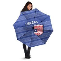 Liberia Football Umbrella Women Blue Jersey - Wonder Print Shop