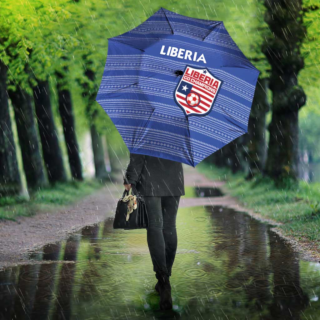 Liberia Football Umbrella Women Blue Jersey - Wonder Print Shop