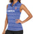 Custom Liberia Football Women Sleeveless Polo Shirt Women Blue Jersey - Wonder Print Shop