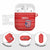 Liberia Football AirPods Case Women Red Jersey - Wonder Print Shop