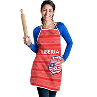 Liberia Football Apron Women Red Jersey - Wonder Print Shop