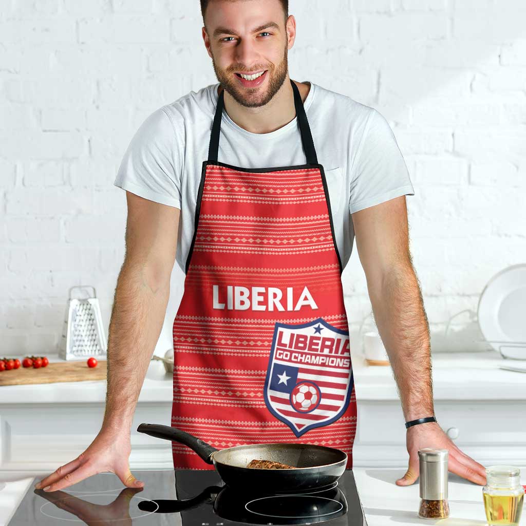 Liberia Football Apron Women Red Jersey - Wonder Print Shop