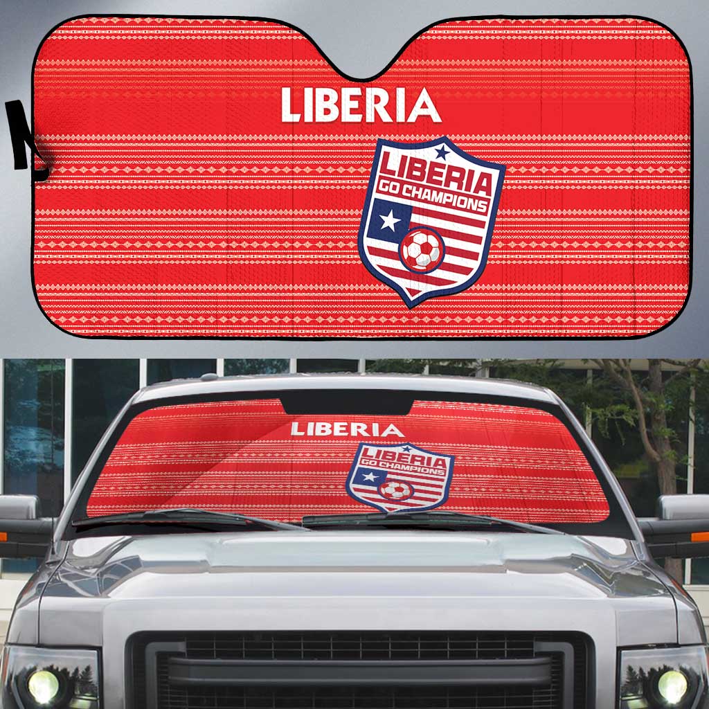 Liberia Football Auto Sun Shade Women Red Jersey - Wonder Print Shop
