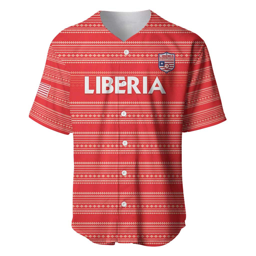 Custom Liberia Football Baseball Jersey Women Red Jersey - Wonder Print Shop