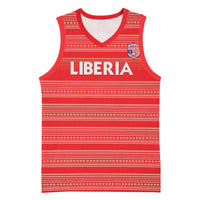 Custom Liberia Football Basketball Jersey Women Red Jersey - Wonder Print Shop