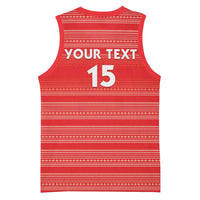 Custom Liberia Football Basketball Jersey Women Red Jersey - Wonder Print Shop