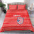 Liberia Football Bedding Set Women Red Jersey - Wonder Print Shop