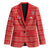 Custom Liberia Football Blazer Women Red Jersey - Wonder Print Shop