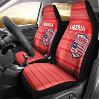 Liberia Football Car Seat Cover Women Red Jersey - Wonder Print Shop