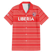 Custom Liberia Football Family Matching Mermaid Dress and Hawaiian Shirt Women Red Jersey - Wonder Print Shop
